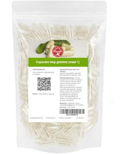 Purason Empty Caps Capsules leeg gelatine (maat 1)