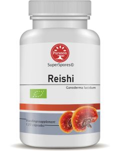 Purason Reishi Superspores© Extract Bio 120 capsules biologisch