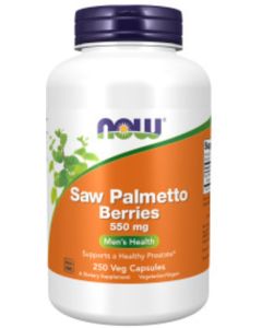 NOW Foods Saw Palmetto Berries 550 mg 250 capsules
