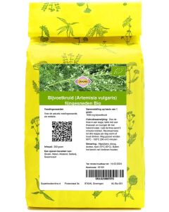 Shakthee Bijvoetkruid (Artemisia vulgaris) fijngesneden Bio 250 gram biologisch