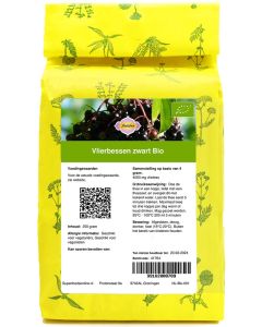 Shakthee Vlierbessen zwart Bio 250 gram biologisch