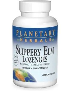 Planetary Herbals Slippery Elm Zuigtabletten Mandarijn 200 tabletten
