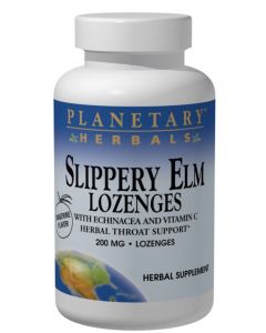 Planetary Herbals Slippery Elm Zuigtabletten Mandarijn 200 tabletten