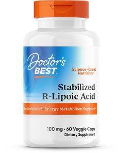 Doctor's Best Stabilized R-Alpha Lipoic Acid 100 mg