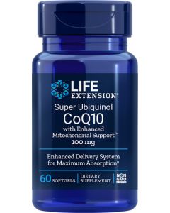 Life Extension Super Ubiquinol CoQ10 Enhanced 100 60 capsules