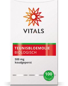 Vitals Teunisbloemolie BIO 100 softgels biologisch