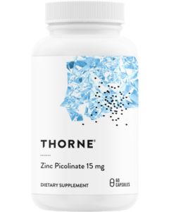 Thorne Zinc Picolinate 15 mg 60 capsules