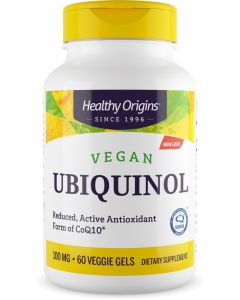 Healthy Origins Ubiquinol Q10 Vegan 100mg