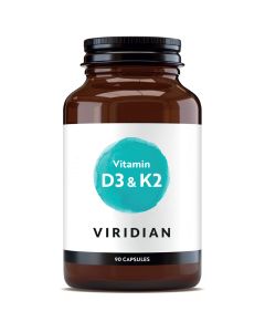 Viridian Vitamin D3 & K2 90 capsules