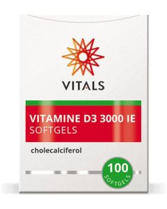 Vitals Vitamine D3 3000 IE 100 softgels