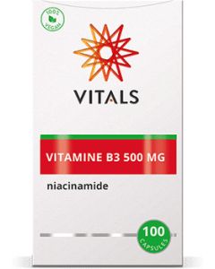 Vitals Vitamine B3 - Niacinamide 500 mg 100 capsules