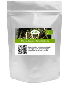 Vitanics Ginseng Koreaanse Panax poeder Bio biologisch