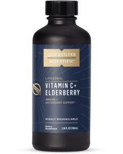 Quick Silver Liposomal Vitamin C + Elderberry 100 milliliter