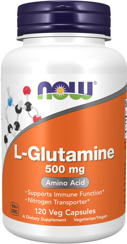 NOW Foods L-Glutamine 500 mg 120 capsules