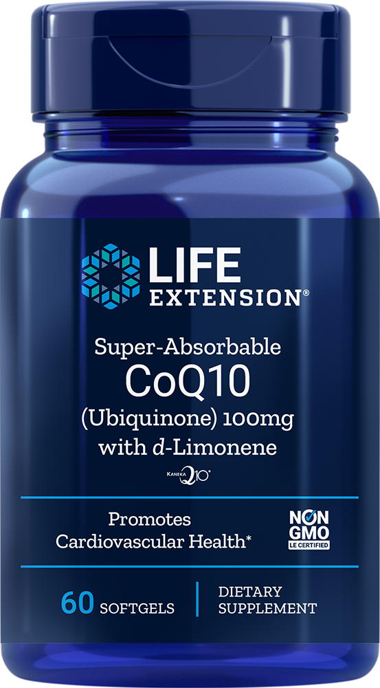 Life Extension Super Absorbable CoQ10 100mg with d-Limonene