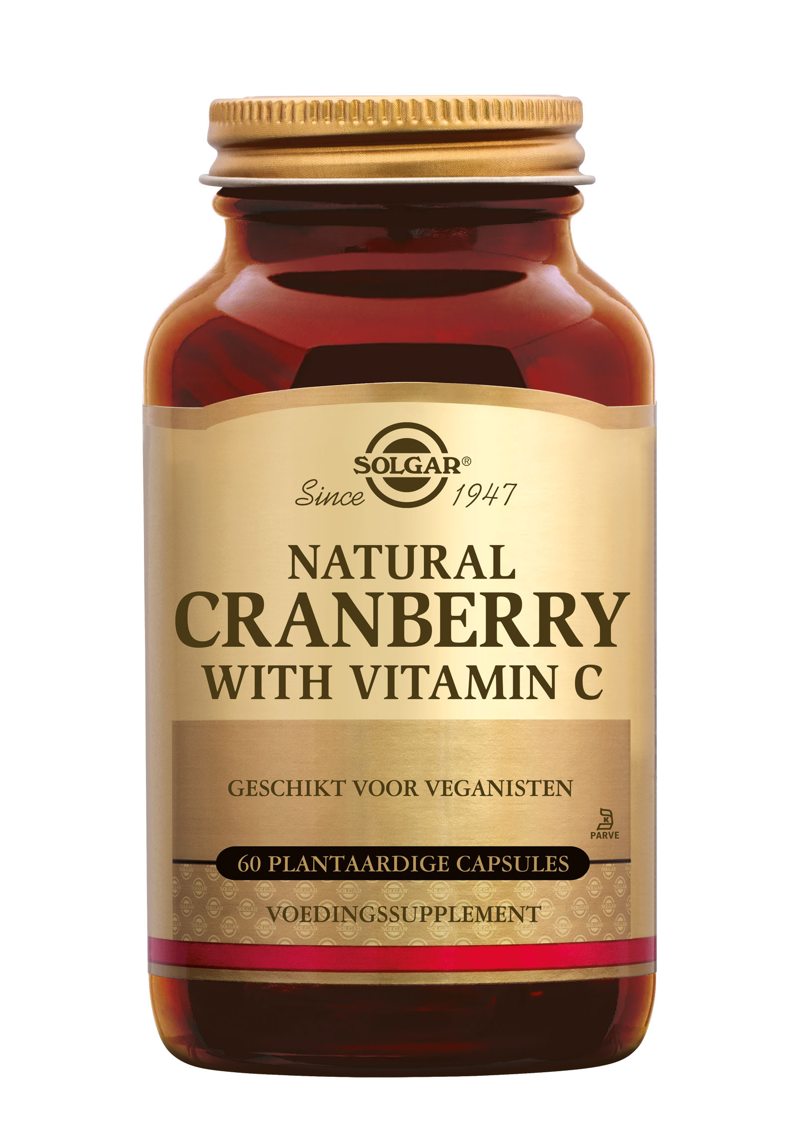 Solgar Cranberry with Vitamin C 60 plantaardige capsules