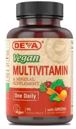 Deva Vegan Multivitamine en Mineralen met ijzer 90 tabletten