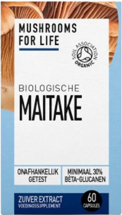 Mushrooms4Life Maitake Caps 60 capsules biologisch
