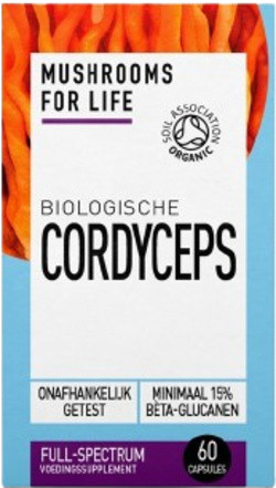 Mushrooms4Life Cordyceps Caps 60 capsules biologisch