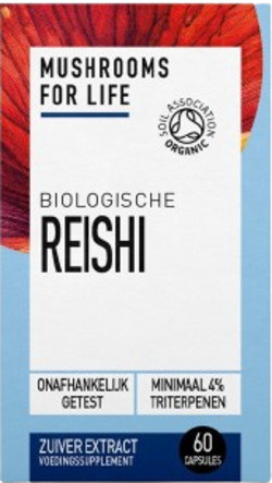 Mushrooms4Life Reishi Caps 60 capsules biologisch