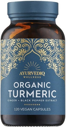 Ayurvediq Wellness Organic Turmeric 120 capsules biologisch