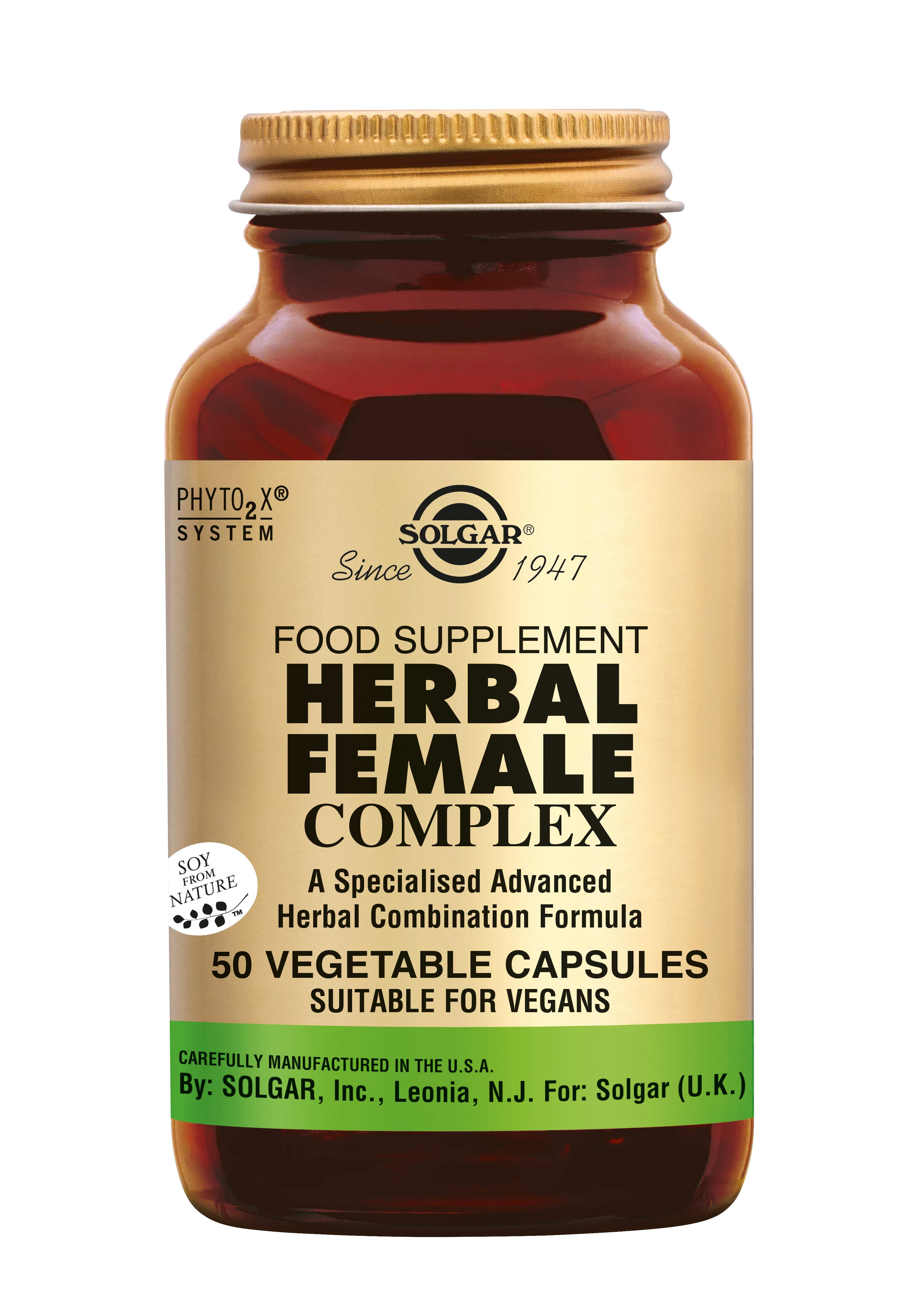 Solgar Herbal Female Complex 50 plantaardige capsules