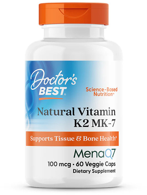 Doctor's Best Natural Vitamin K2 100 mcg 60 capsules