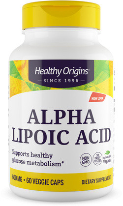 Healthy Origins Alpha lipoic Acid 600 mg