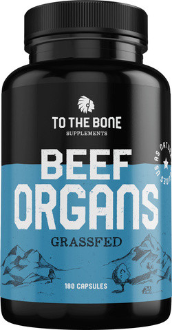 To The Bone Supplements Beef Organs 180 capsules