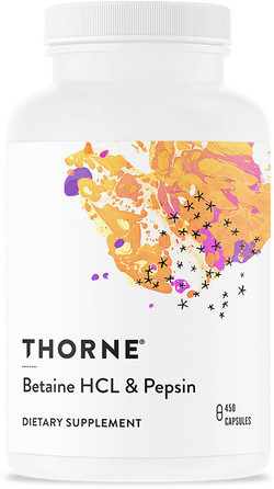 Thorne Thorne Betaine HCL & Pepsin