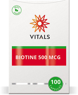 Vitals Biotine 500 mcg 100 vegetarische capsules