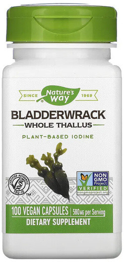 Nature's Way Bladderwrack Whole Thallus 100 capsules