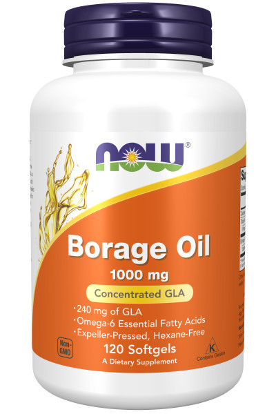 NOW Foods Borage Oil 1000 mg 120 softgels