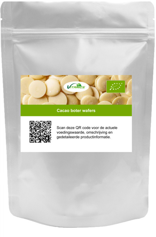 Vitanics Cacao boter wafers biologisch