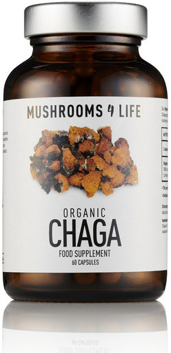 Mushrooms4Life Chaga Caps 60 capsules biologisch
