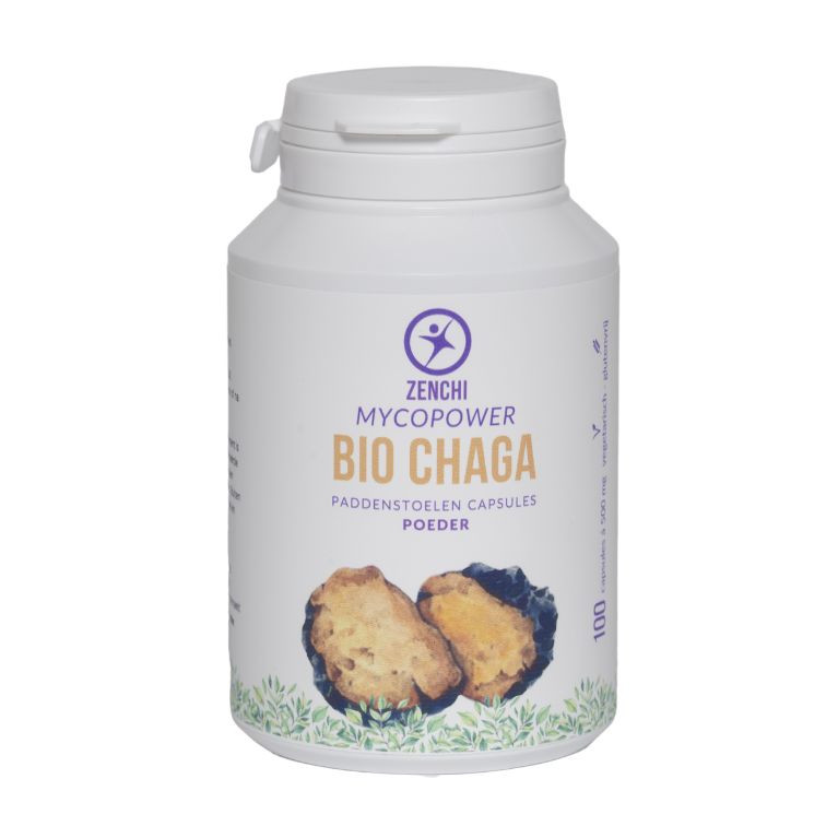 Mycopower Chaga Caps 100 capsules biologisch