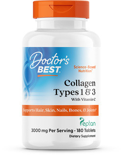 Doctor's Best Collagen Type 1&3 1000 mg 180 tabletten
