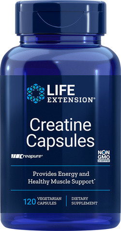 Life Extension Creatine capsules 120 softgels