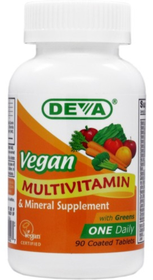 Deva Vegan Multivitamine en Mineralen met ijzer 90 tabletten