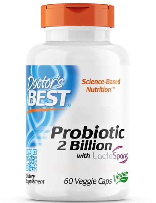 Doctor's Best Digestive Health Probiotic 2 Billion 60 capsules