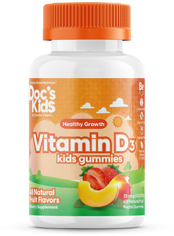 Doctor's Best Vitamin D3 kids Gummies 60 gummy's