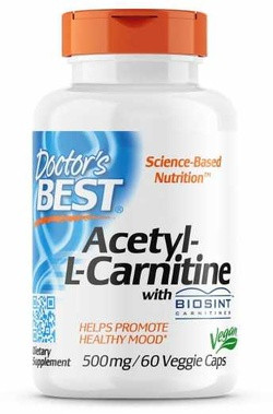 Doctor's Best Acetyl L-Carnitine 500 mg 60 capsules