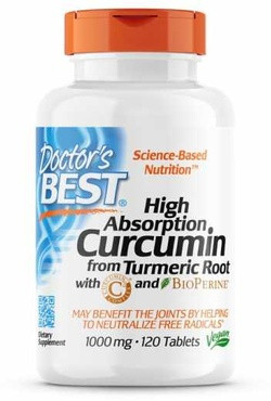 Doctor's Best High Absorption Curcumin 1000 mg 120 tabletten