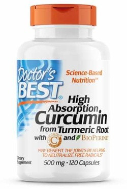 Doctor's Best High Absorption Curcumin 500 (C3 Complex®) 120 capsules