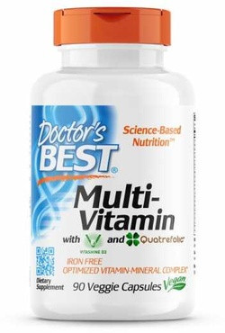 Doctor's Best Multi Vitamin with Quatrefolic 90 capsules