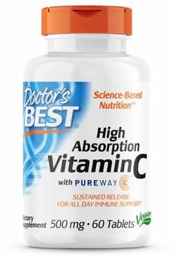 Doctor's Best Sustained Release Vitamin C 60 tabletten