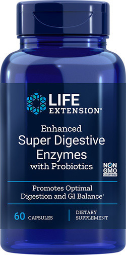 Life Extension Enhanced Super Digestive Enzymes with Probiotics