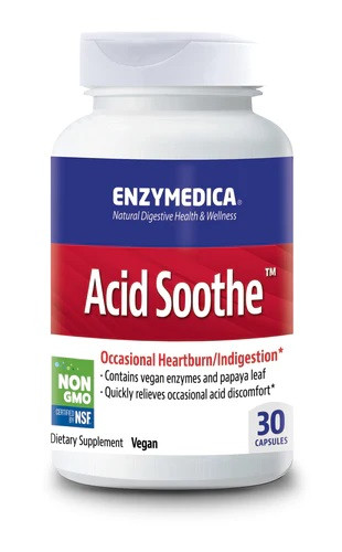 Enzymedica Acid Soothe (PepZin Gl®) 90 capsules