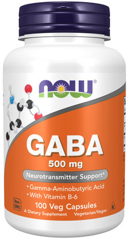 NOW Foods GABA 500 mg