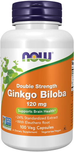 NOW Foods Ginkgo Biloba 120 mg 100 capsules